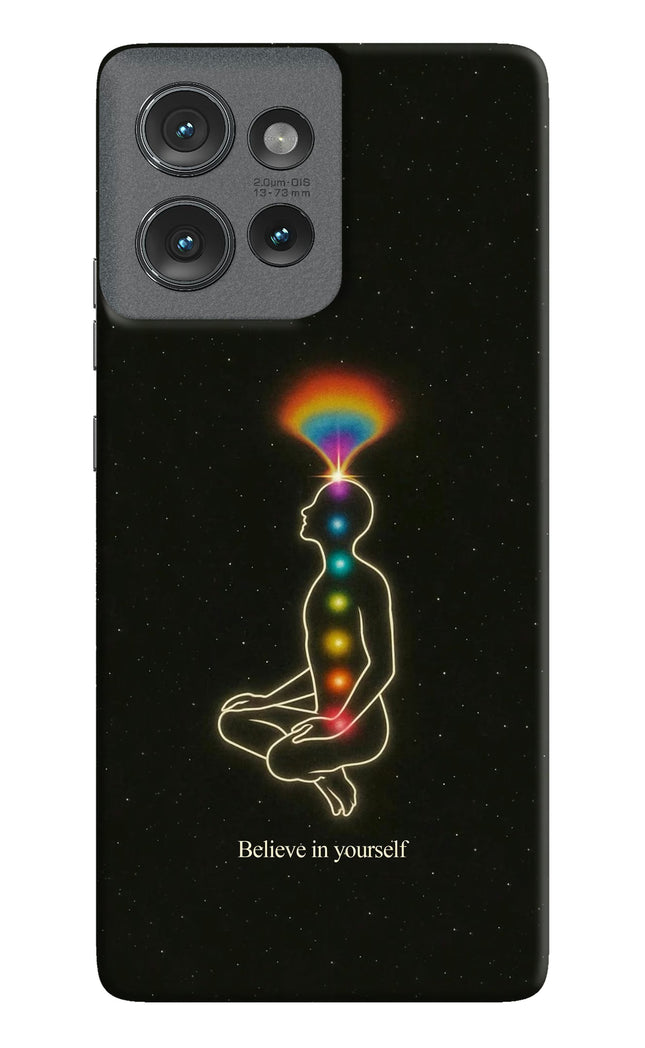 Believe in yourself Moto Edge 50 Hard Case Back Cover by Casekaro