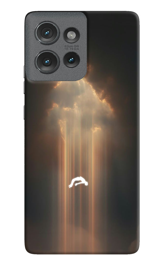 Heavenly Beam Moto Edge 50 Hard Case Back Cover by Casekaro
