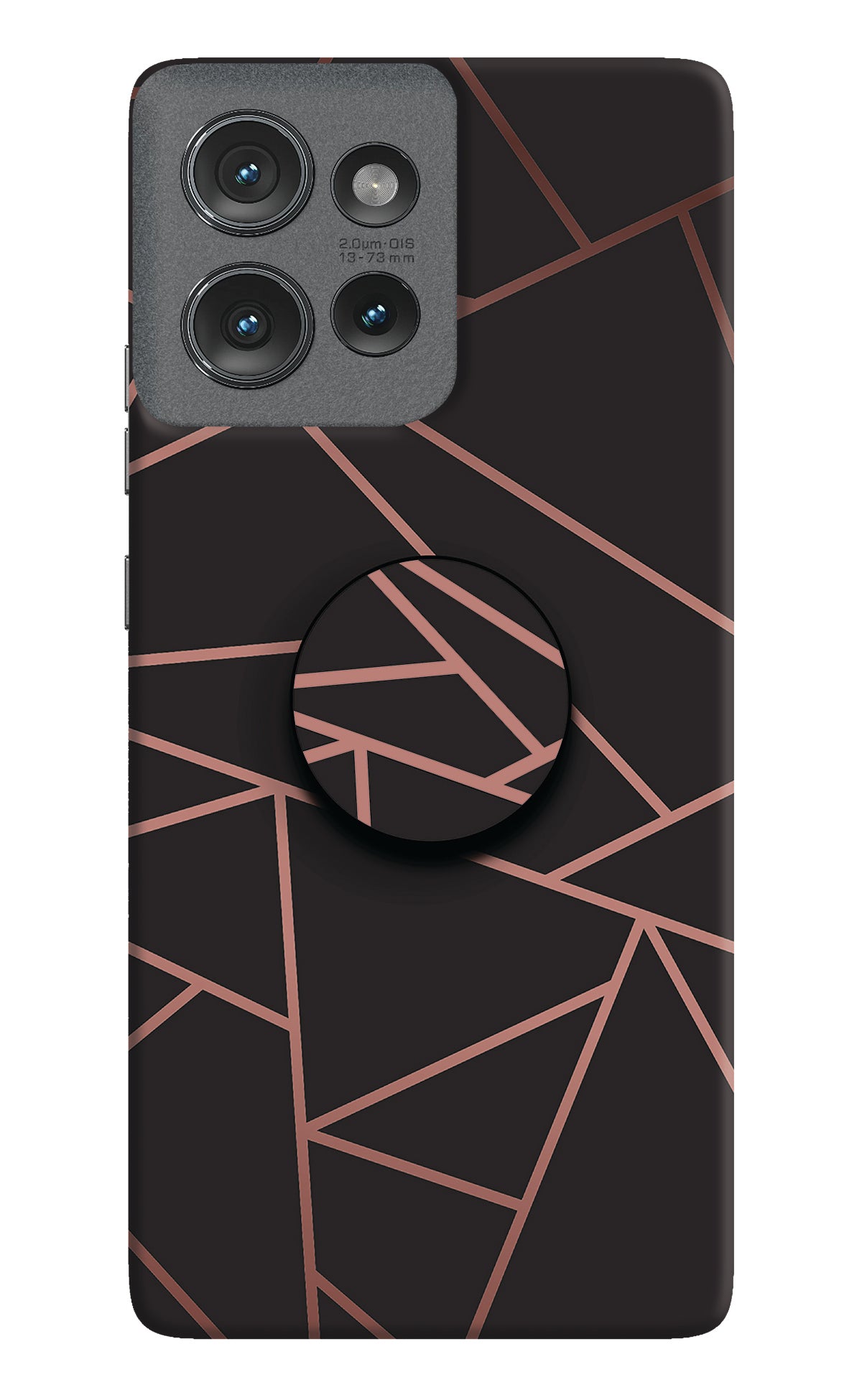 Geometric Pattern Moto Edge 50 Pop Case