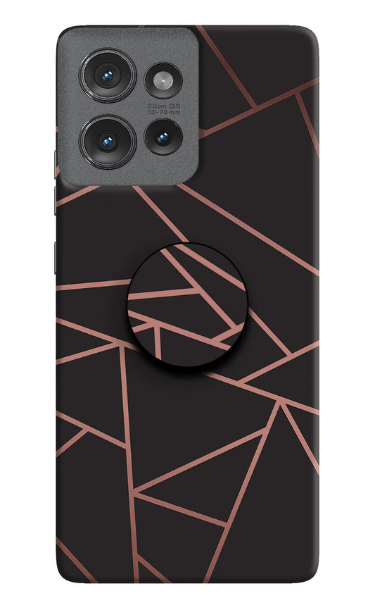 Geometric Pattern Moto Edge 50 Pop Case by Casekaro