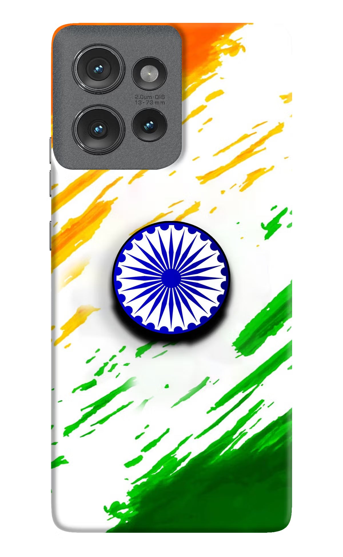 Indian Flag Ashoka Chakra Moto Edge 50 Pop Case by Casekaro
