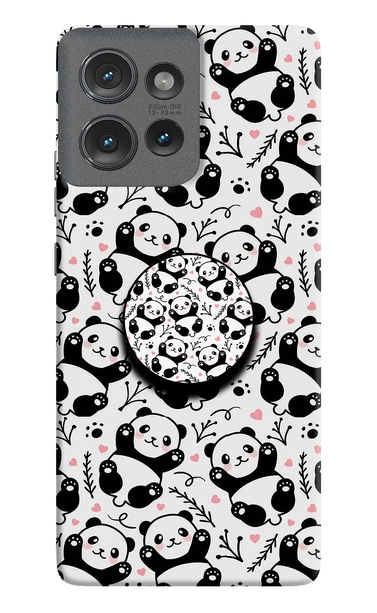 Cute Panda Moto Edge 50 Pop Case