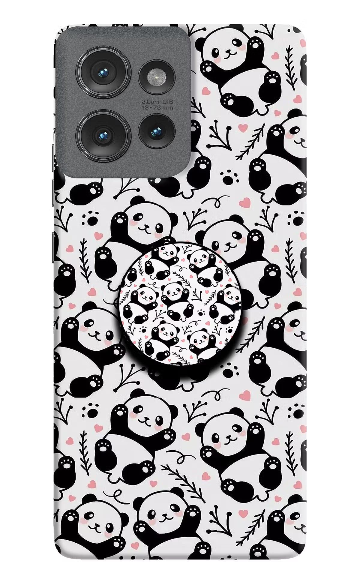Cute Panda Moto Edge 50 Pop Case by Casekaro