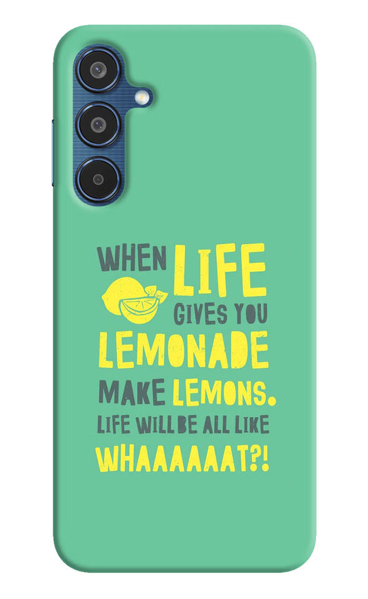 Quote Samsung M35 5G Hard Case Back Cover by Casekaro