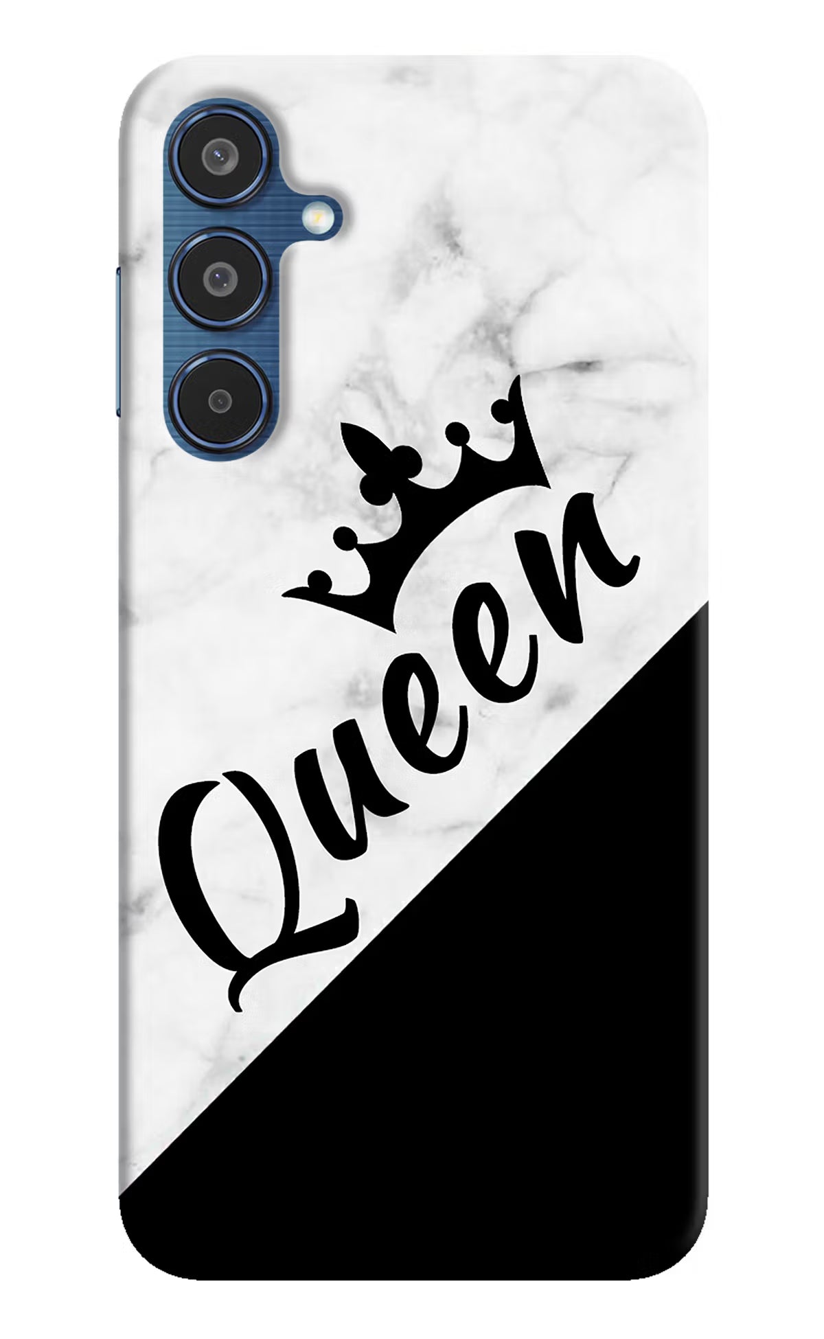 Queen Samsung M35 5G Hard Case Back Cover by Casekaro