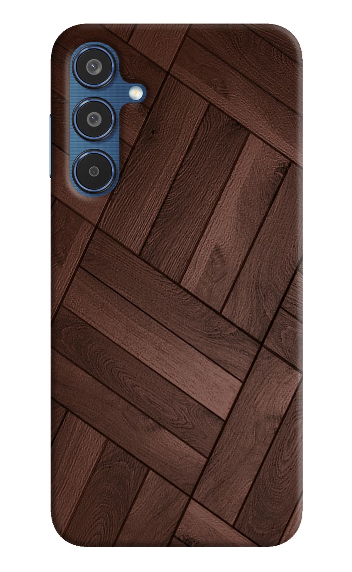 Wooden Texture Design Samsung M35 5G Hard Case Back Cover by Casekaro