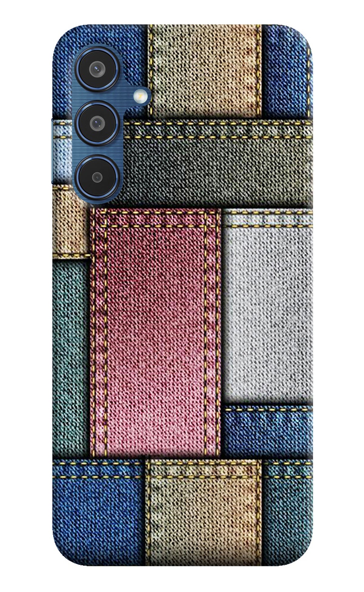 Multicolor Jeans Samsung M35 5G Back Cover