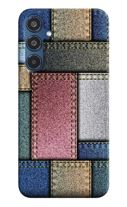 Multicolor Jeans Samsung M35 5G Hard Case Back Cover by Casekaro