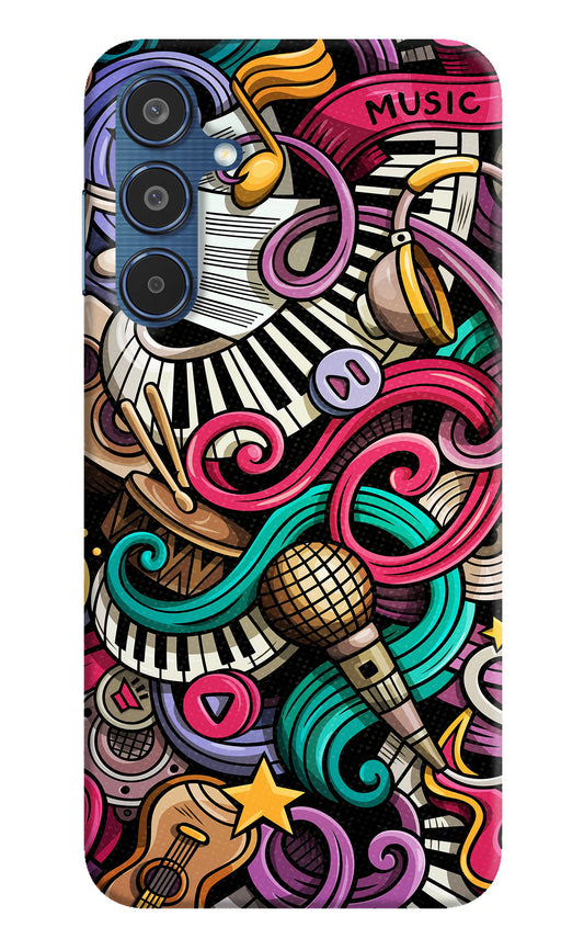 Music Abstract Samsung M35 5G Back Cover