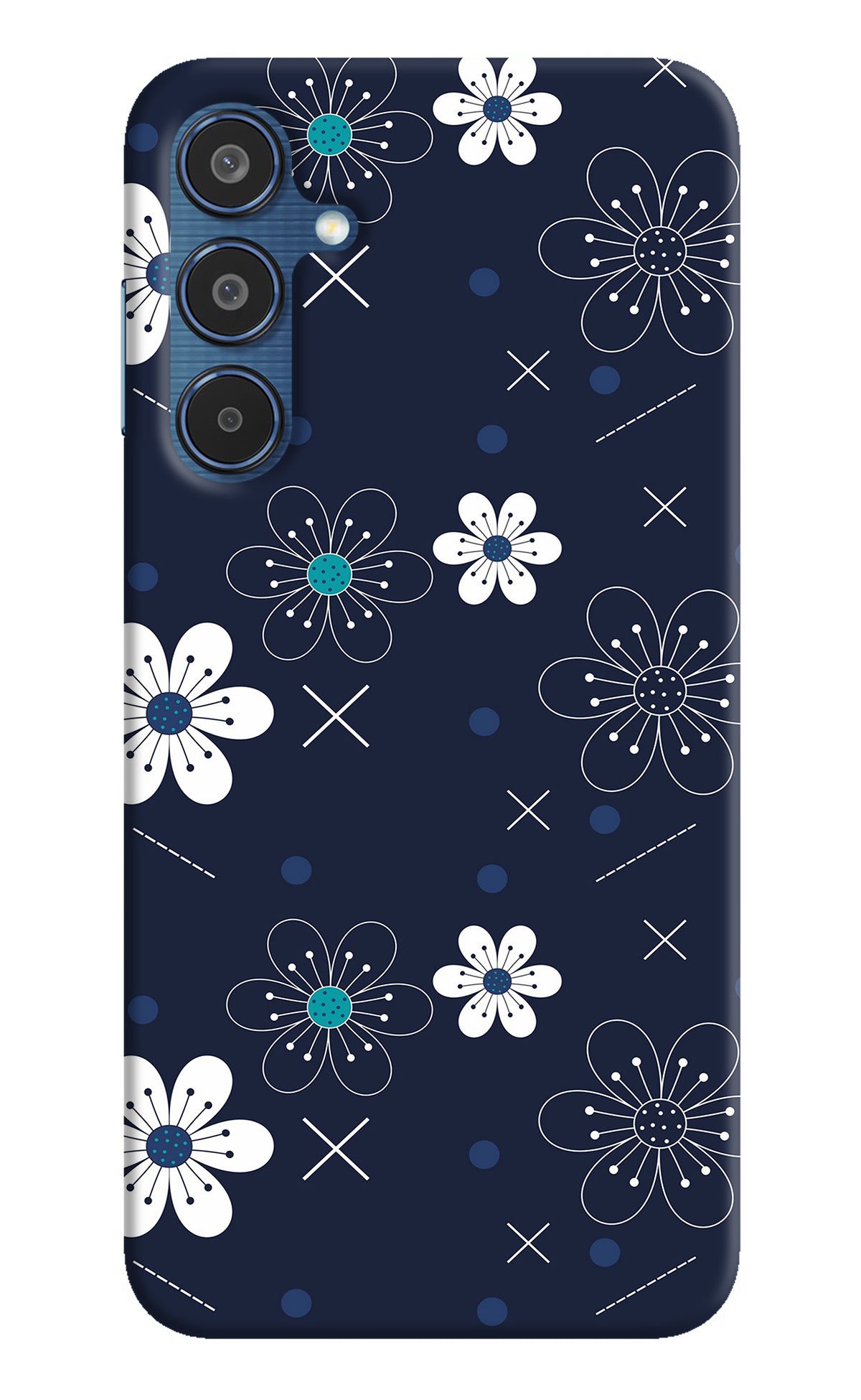 Flowers Samsung M35 5G Back Cover