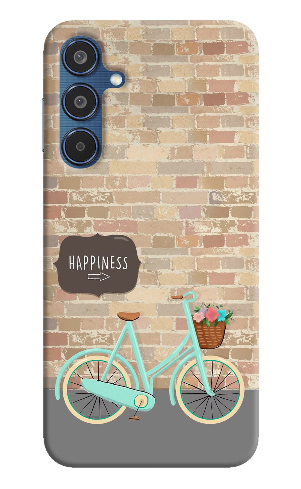 Happiness Artwork Samsung M35 5G Hard Case Back Cover by Casekaro