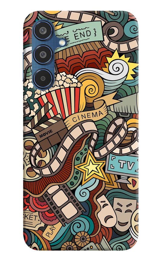 Cinema Abstract Samsung M35 5G Hard Case Back Cover by Casekaro
