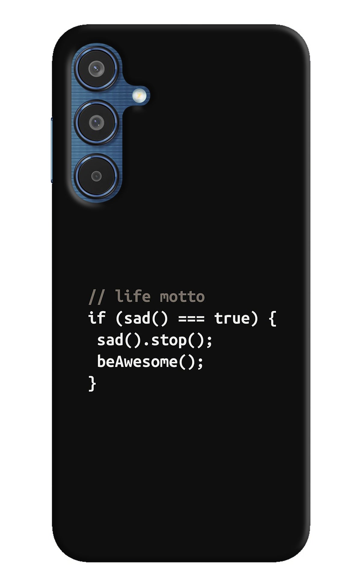 Life Motto Code Samsung M35 5G Back Cover