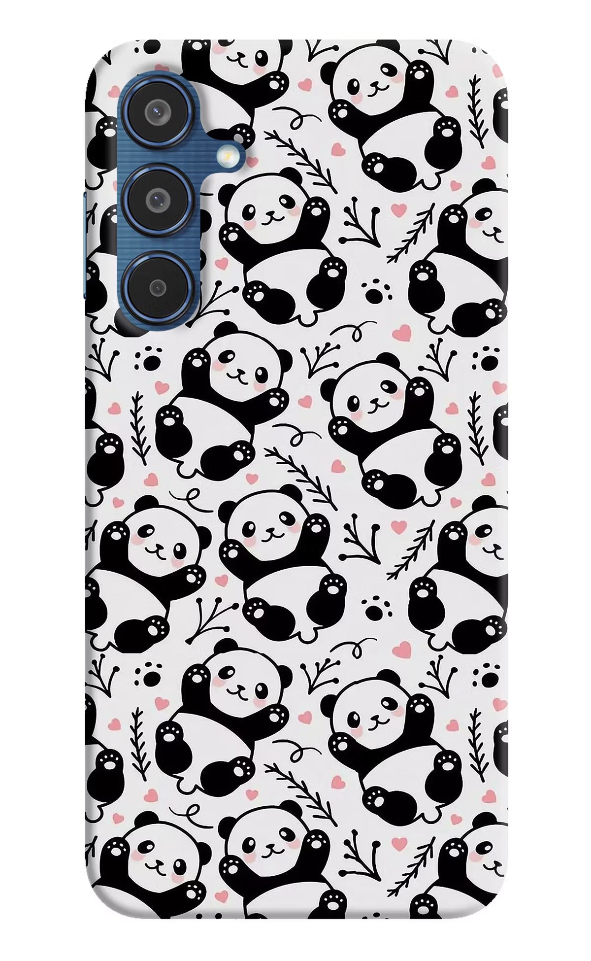 Cute Panda Samsung M35 5G Hard Case Back Cover by Casekaro