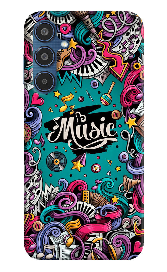 Music Graffiti Samsung M35 5G Hard Case Back Cover by Casekaro