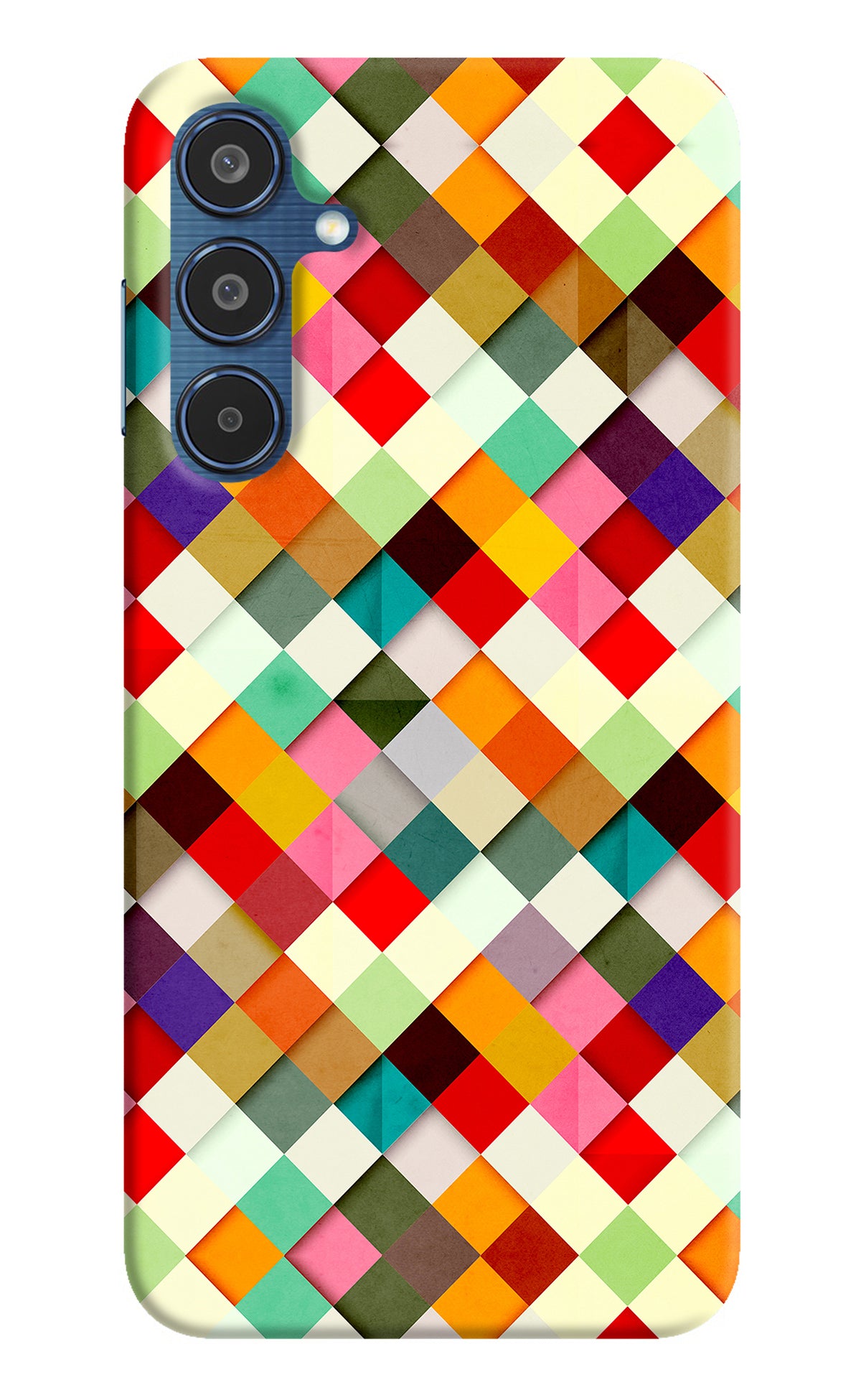 Geometric Abstract Colorful Samsung M35 5G Back Cover