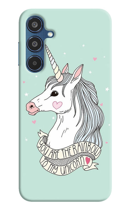 Unicorn Wallpaper Samsung M35 5G Hard Case Back Cover by Casekaro