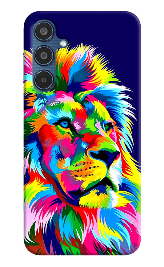 Vector Art Lion Samsung M35 5G Hard Case Back Cover by Casekaro