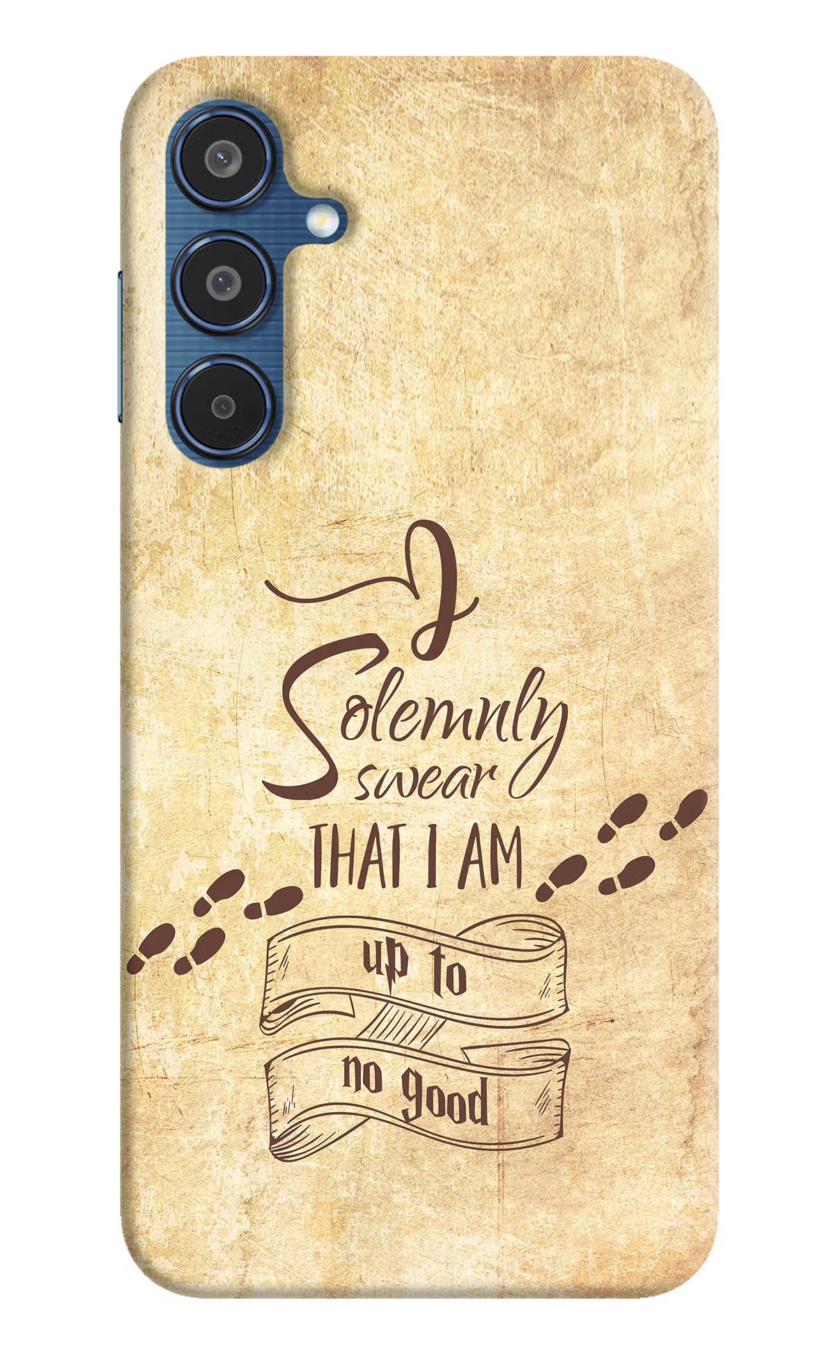 I Solemnly swear that i up to no good Samsung M35 5G Hard Case Back Cover by Casekaro