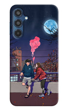 Chilling Couple Samsung M35 5G Hard Case Back Cover by Casekaro