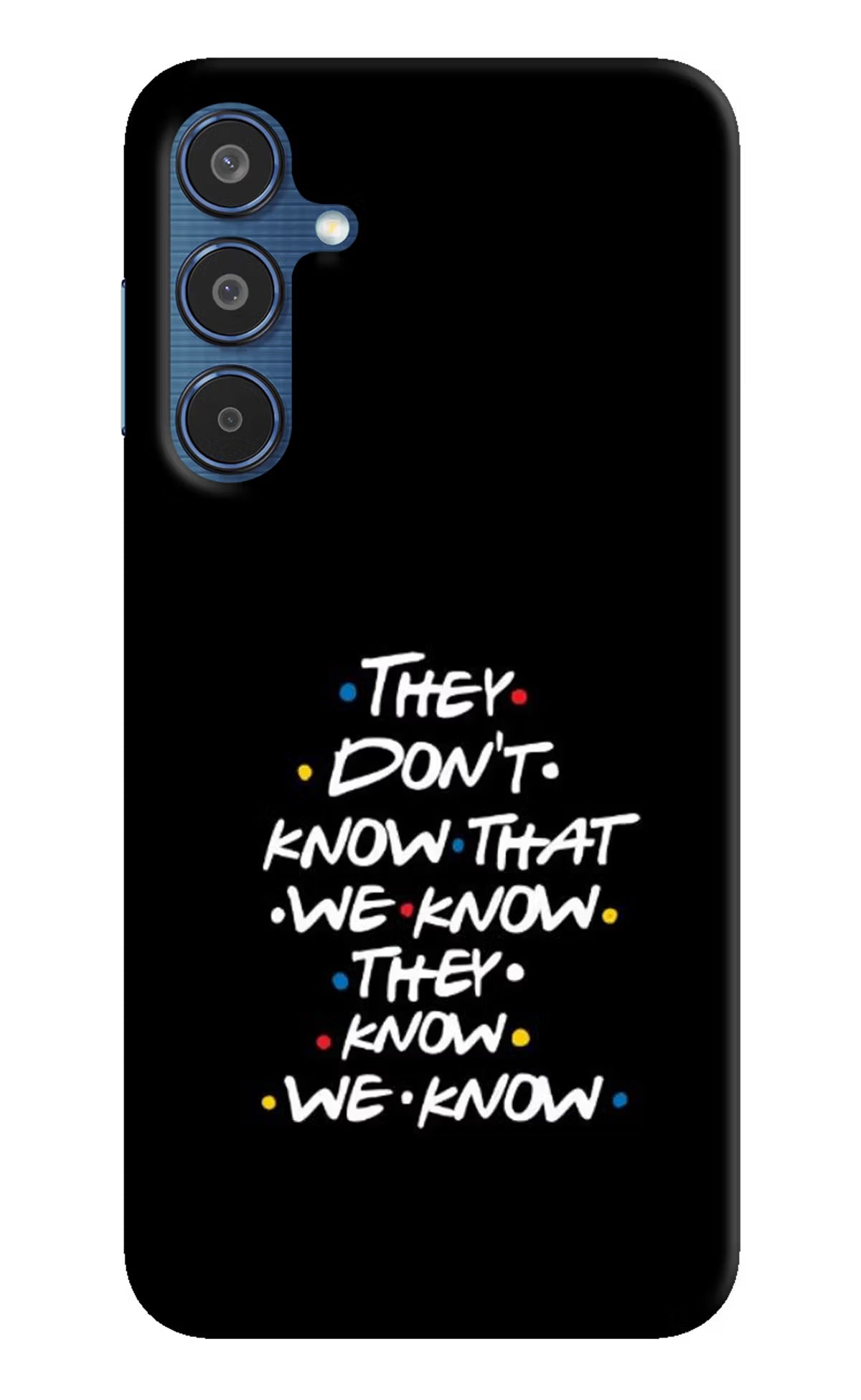 FRIENDS Dialogue Samsung M35 5G Hard Case Back Cover by Casekaro