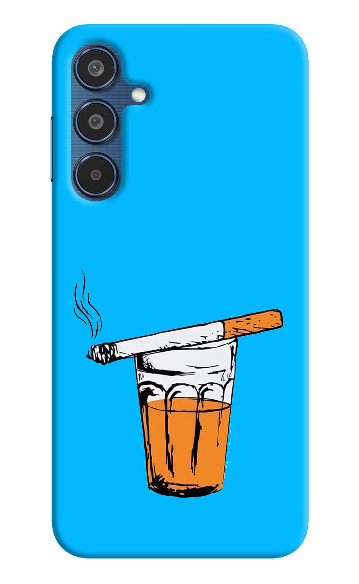 Chai Sutta Samsung M35 5G Hard Case Back Cover by Casekaro