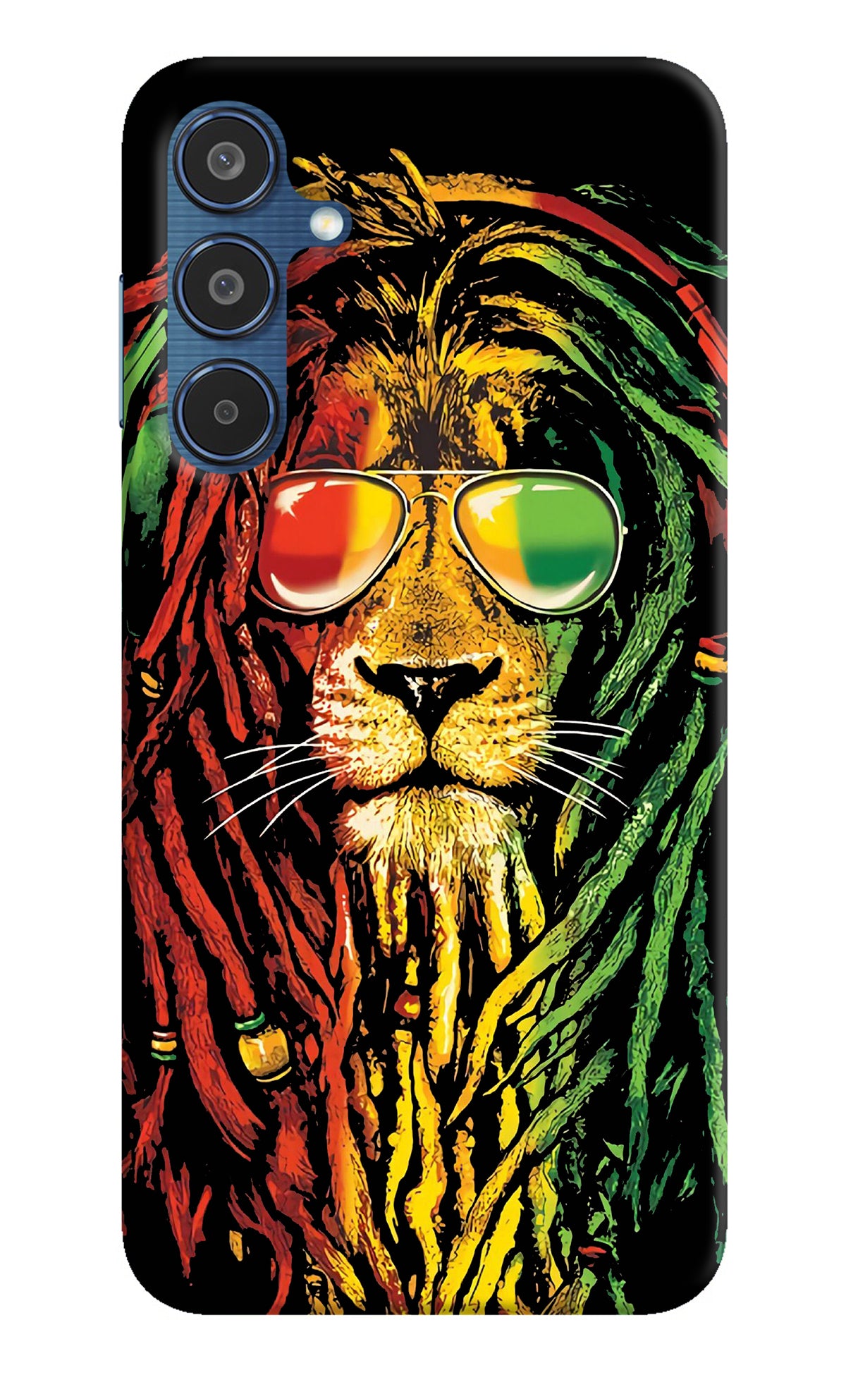 Rasta Lion Samsung M35 5G Back Cover