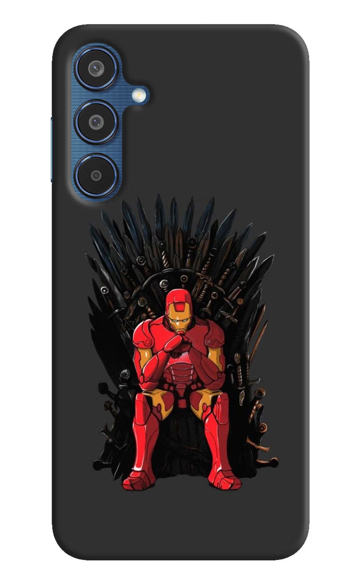 Ironman Throne Samsung M35 5G Hard Case Back Cover by Casekaro