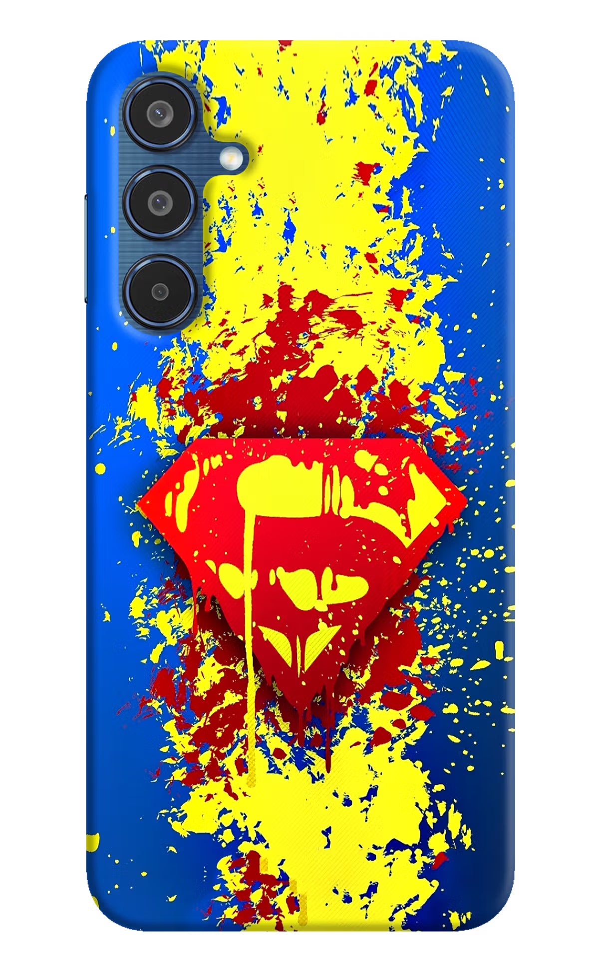 Superman logo Samsung M35 5G Hard Case Back Cover by Casekaro
