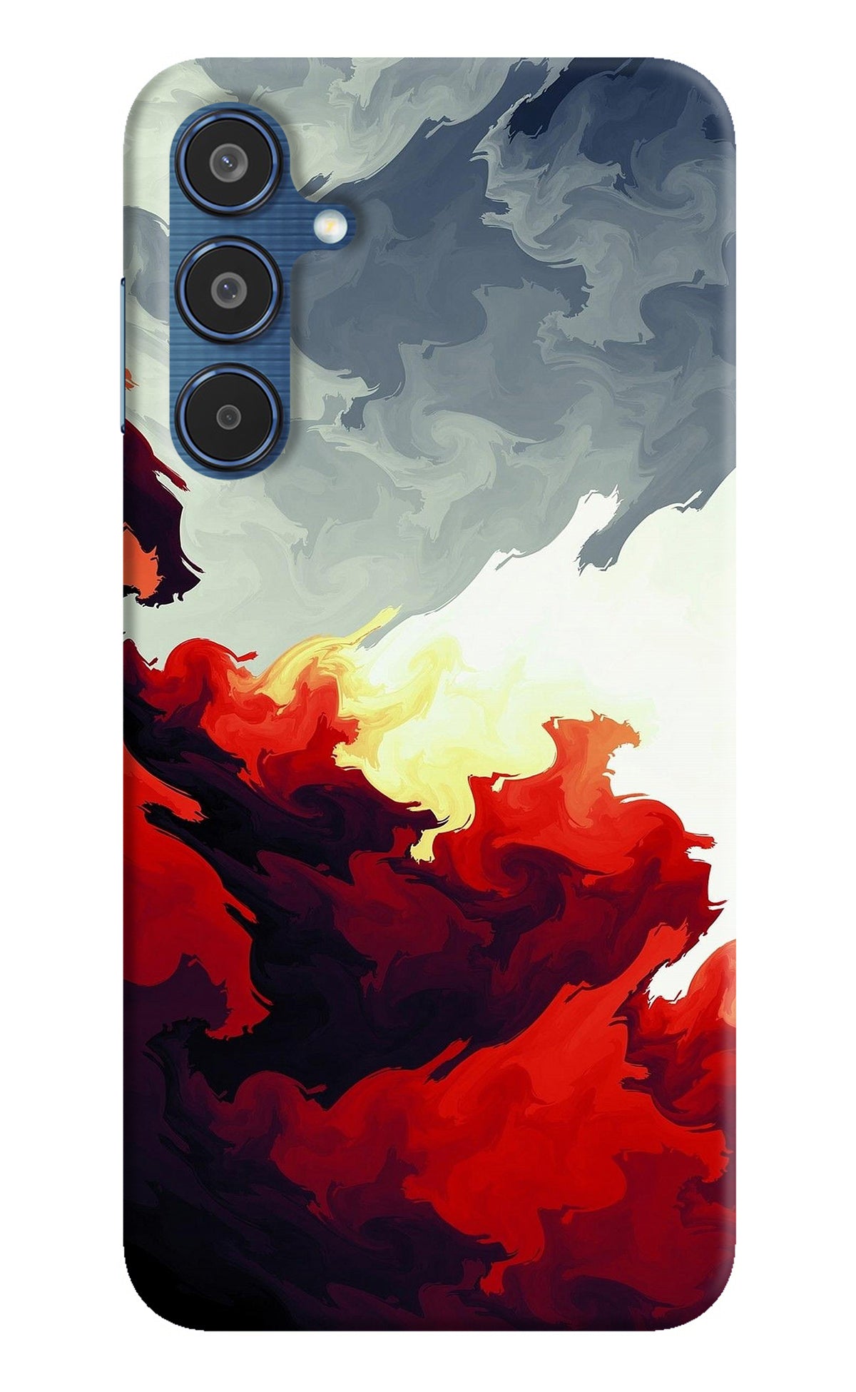 Fire Cloud Samsung M35 5G Back Cover