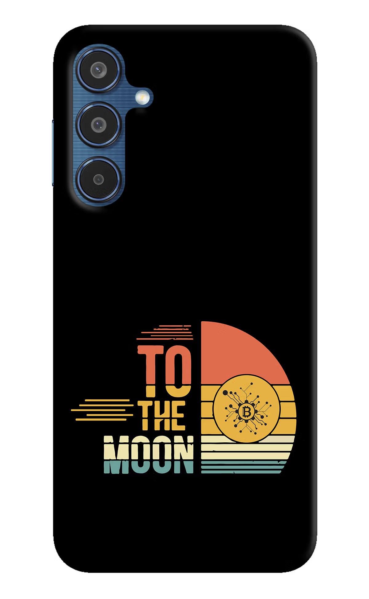 To the Moon Samsung M35 5G Hard Case Back Cover by Casekaro