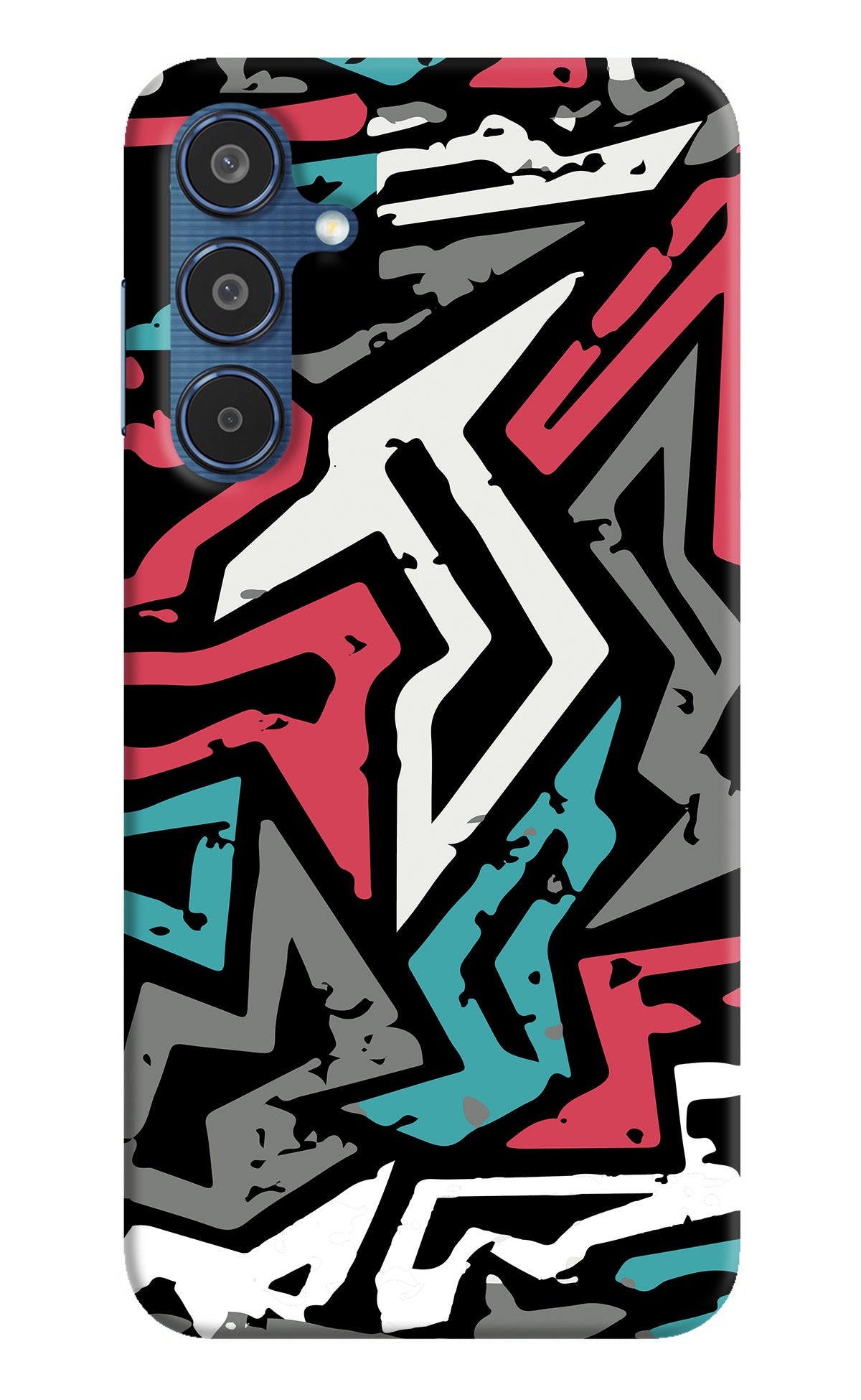 Geometric Graffiti Samsung M35 5G Back Cover