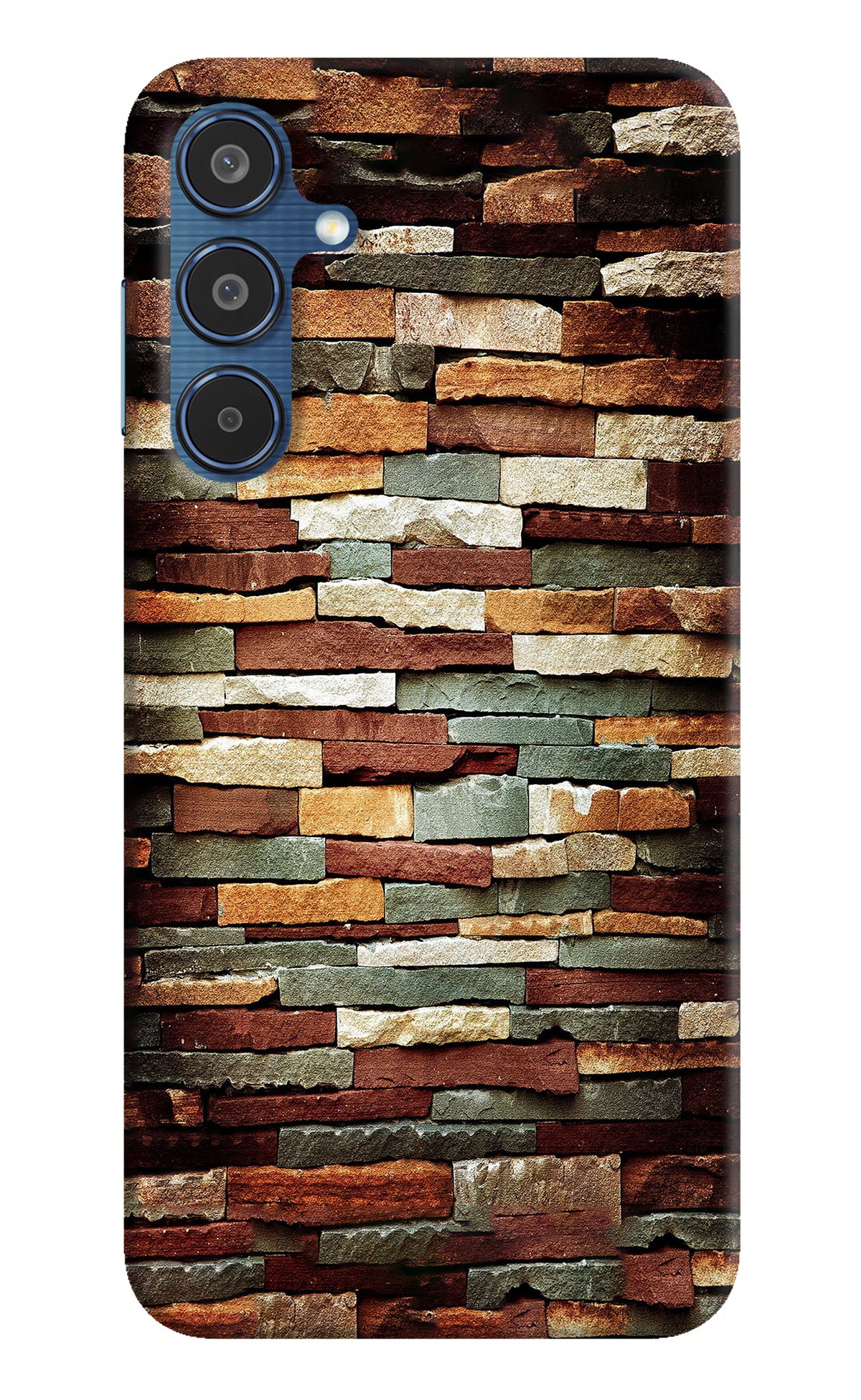 Bricks Pattern Samsung M35 5G Back Cover