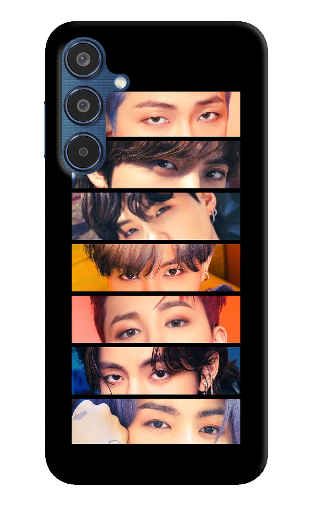 BTS Eyes Samsung M35 5G Hard Case Back Cover by Casekaro
