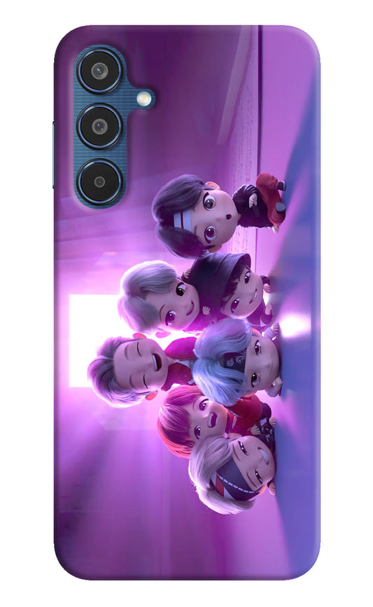 BTS Chibi Samsung M35 5G Hard Case Back Cover by Casekaro