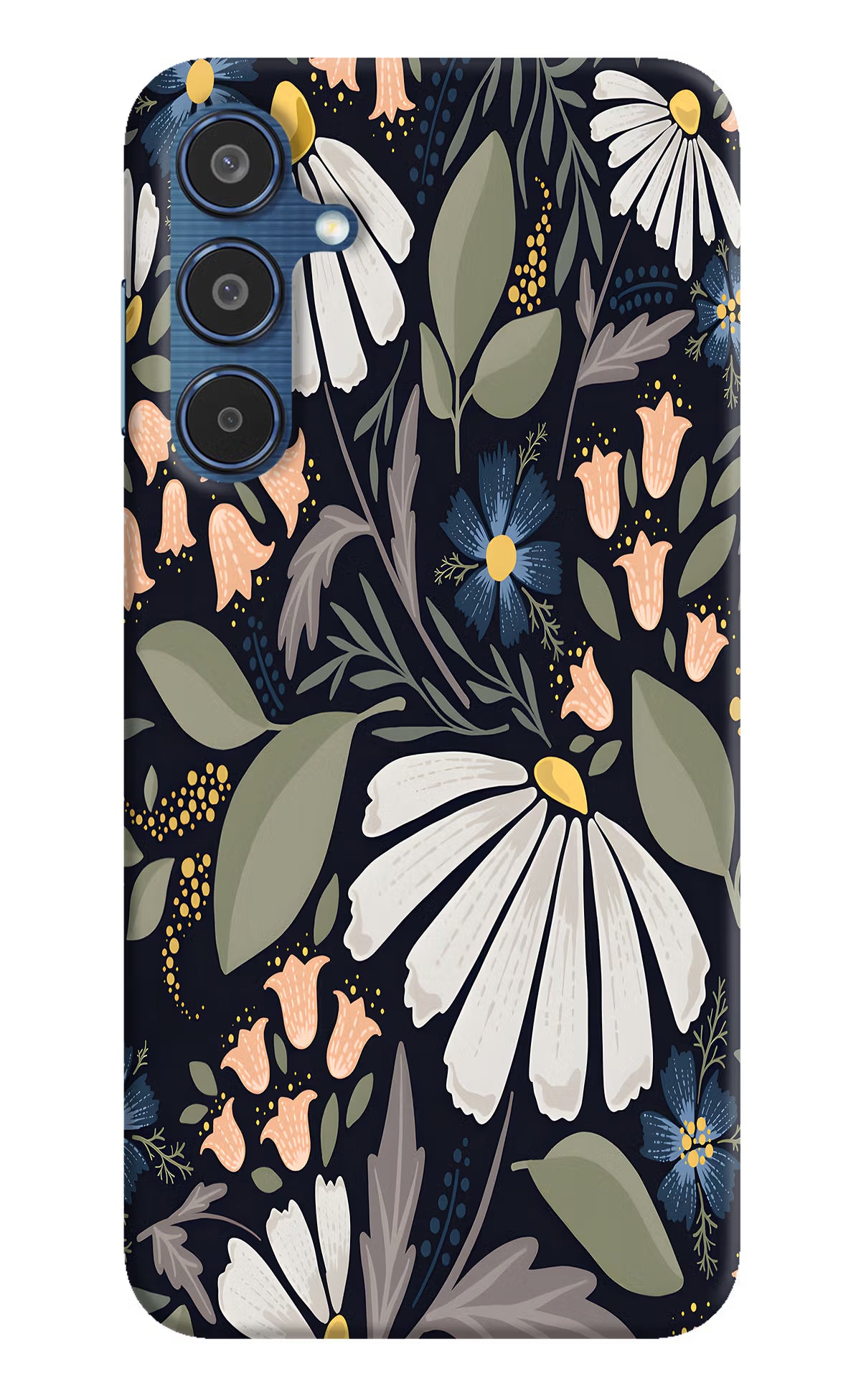 Flowers Art Samsung M35 5G Hard Case Back Cover by Casekaro