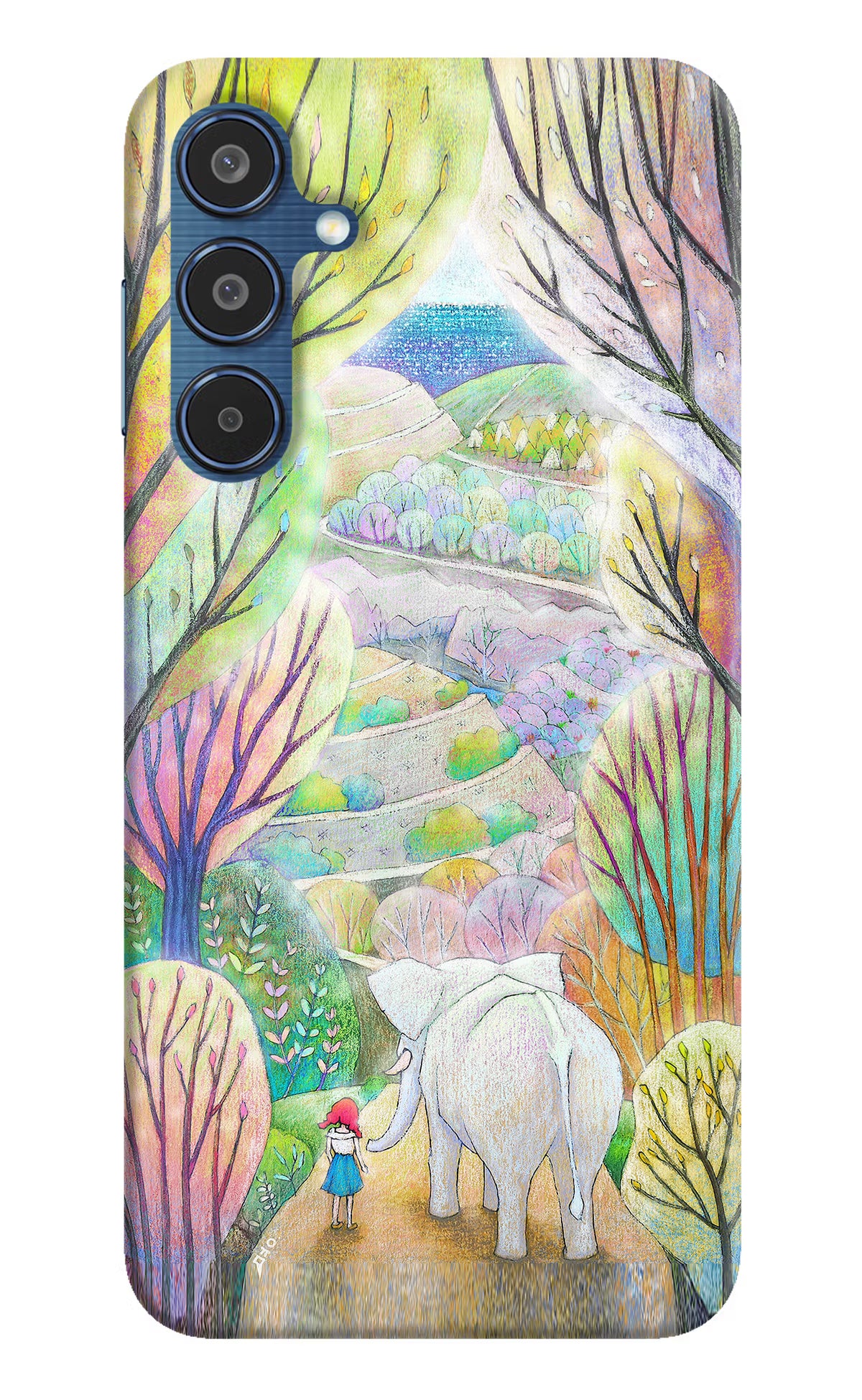 Nature Painting Samsung M35 5G Hard Case Back Cover by Casekaro