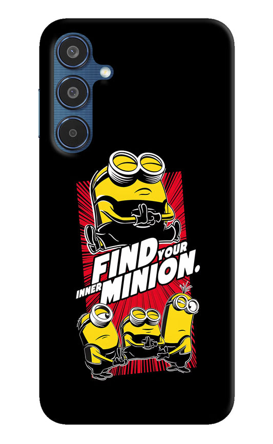 Find your inner Minion Samsung M35 5G Hard Case Back Cover by Casekaro
