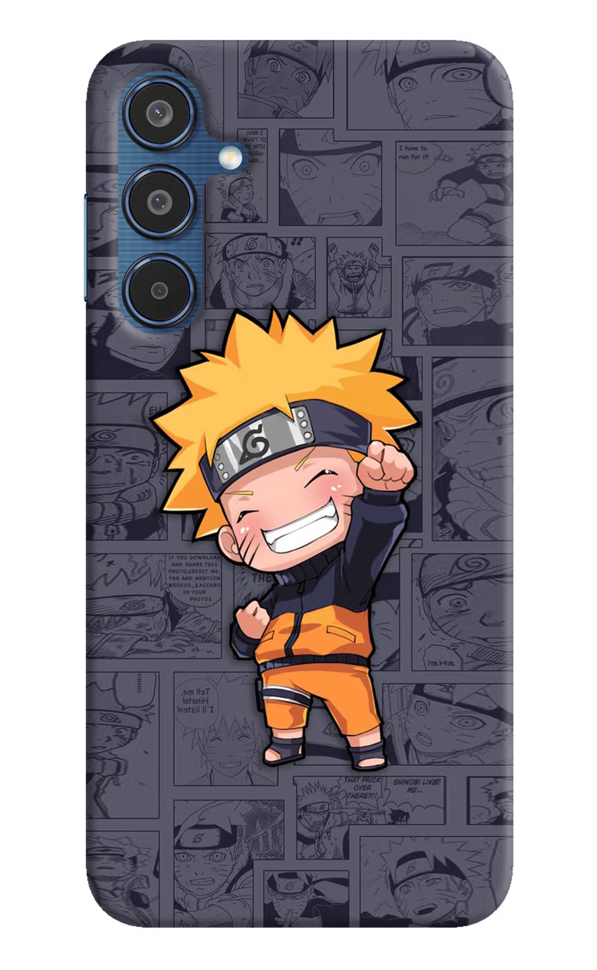 Chota Naruto Samsung M35 5G Hard Case Back Cover by Casekaro
