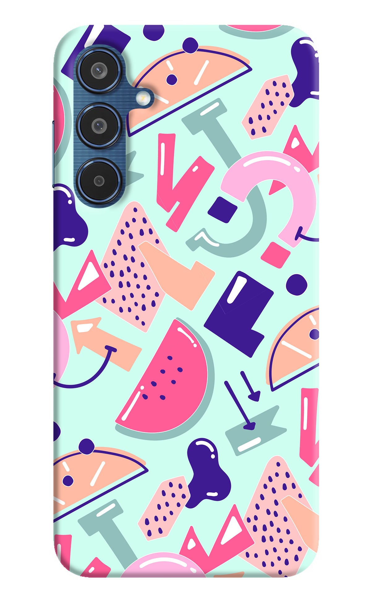 Doodle Pattern Samsung M35 5G Back Cover