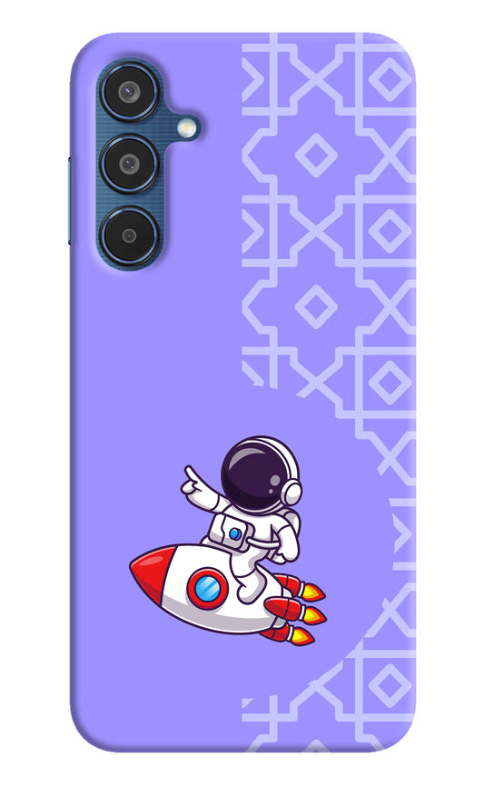 Cute Astronaut Samsung M35 5G Hard Case Back Cover by Casekaro