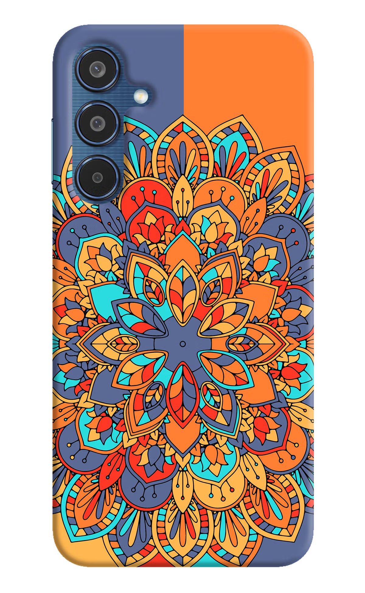 Color Mandala Samsung M35 5G Hard Case Back Cover by Casekaro
