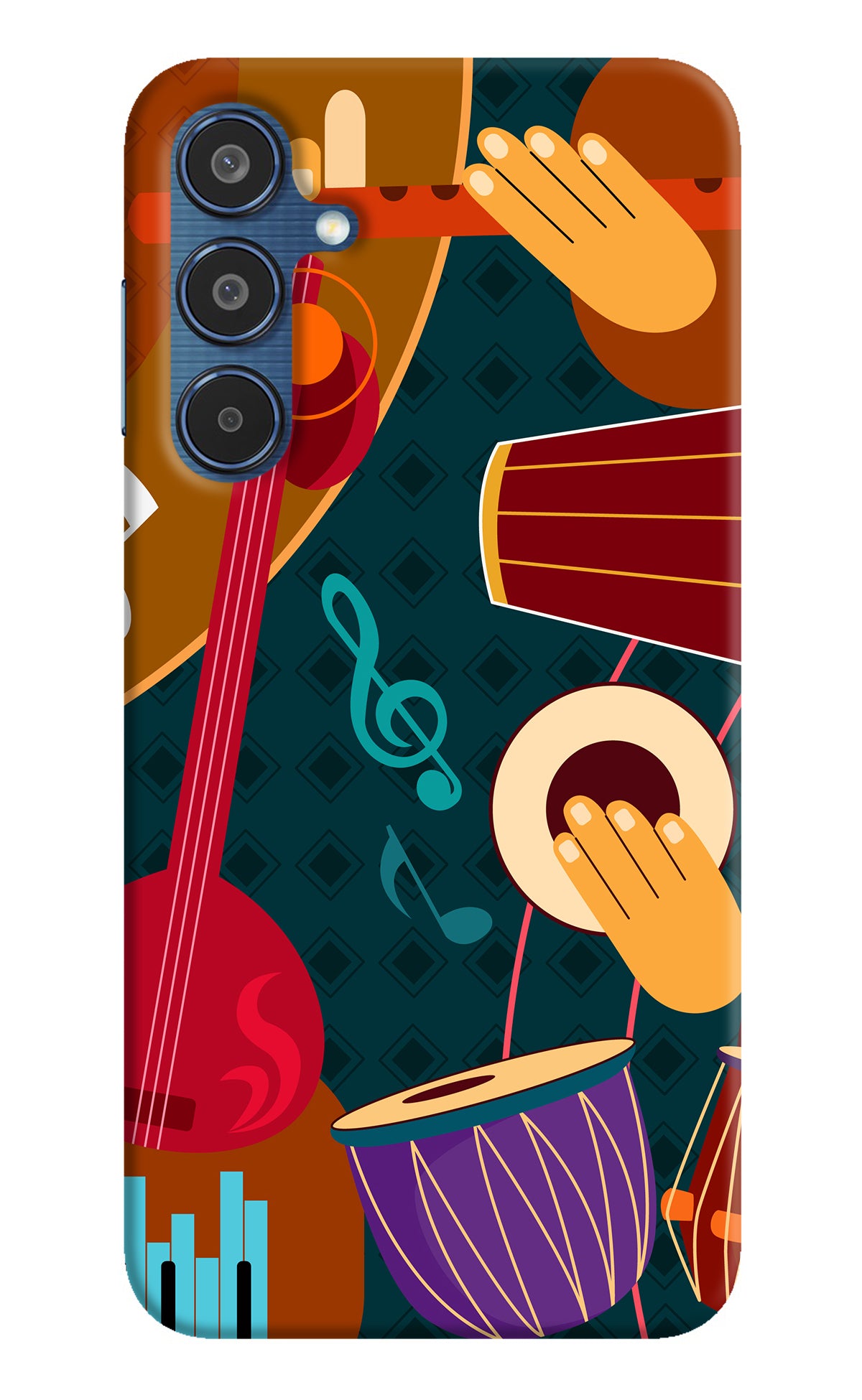 Music Instrument Samsung M35 5G Back Cover