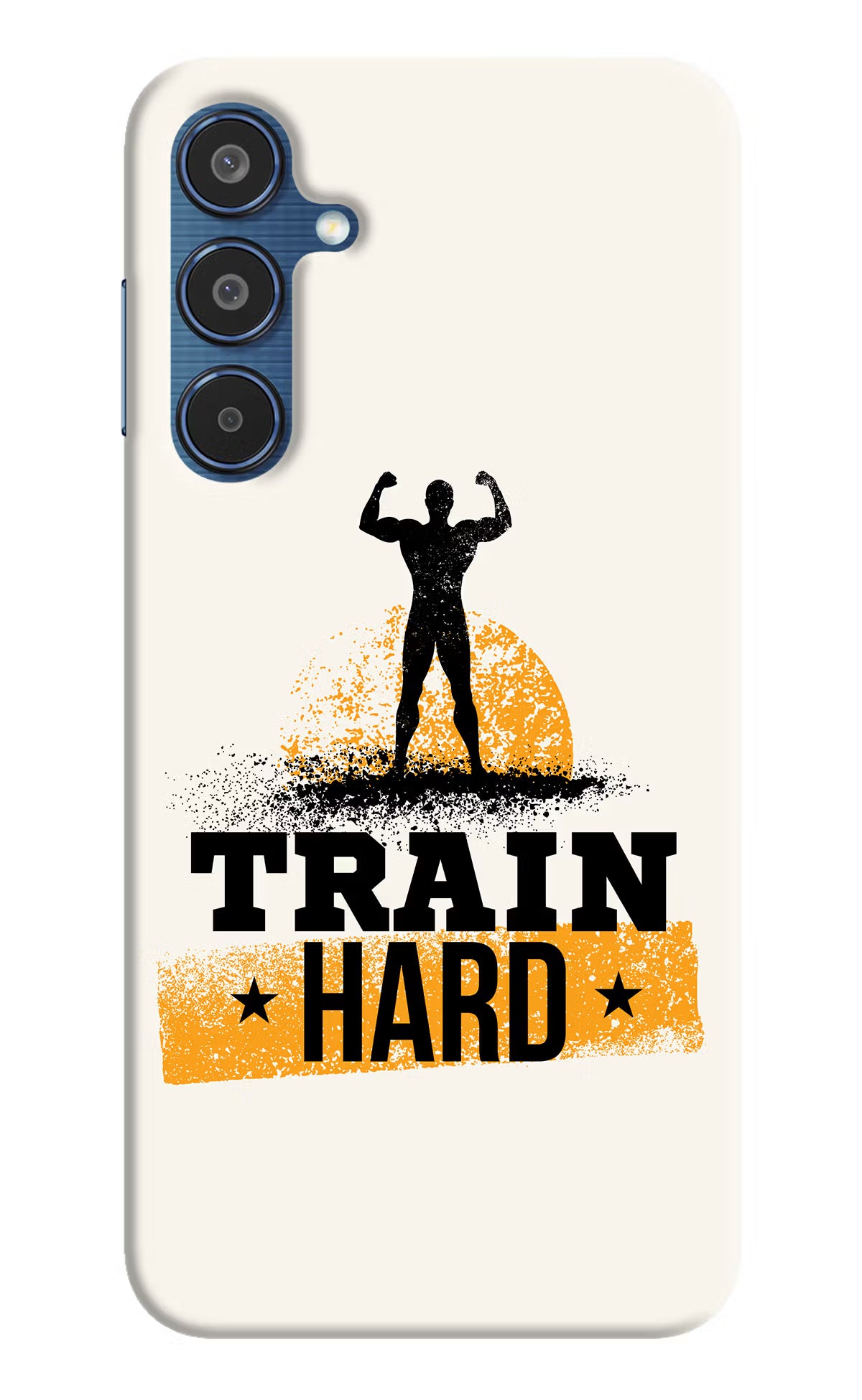 Train Hard Samsung M35 5G Hard Case Back Cover by Casekaro