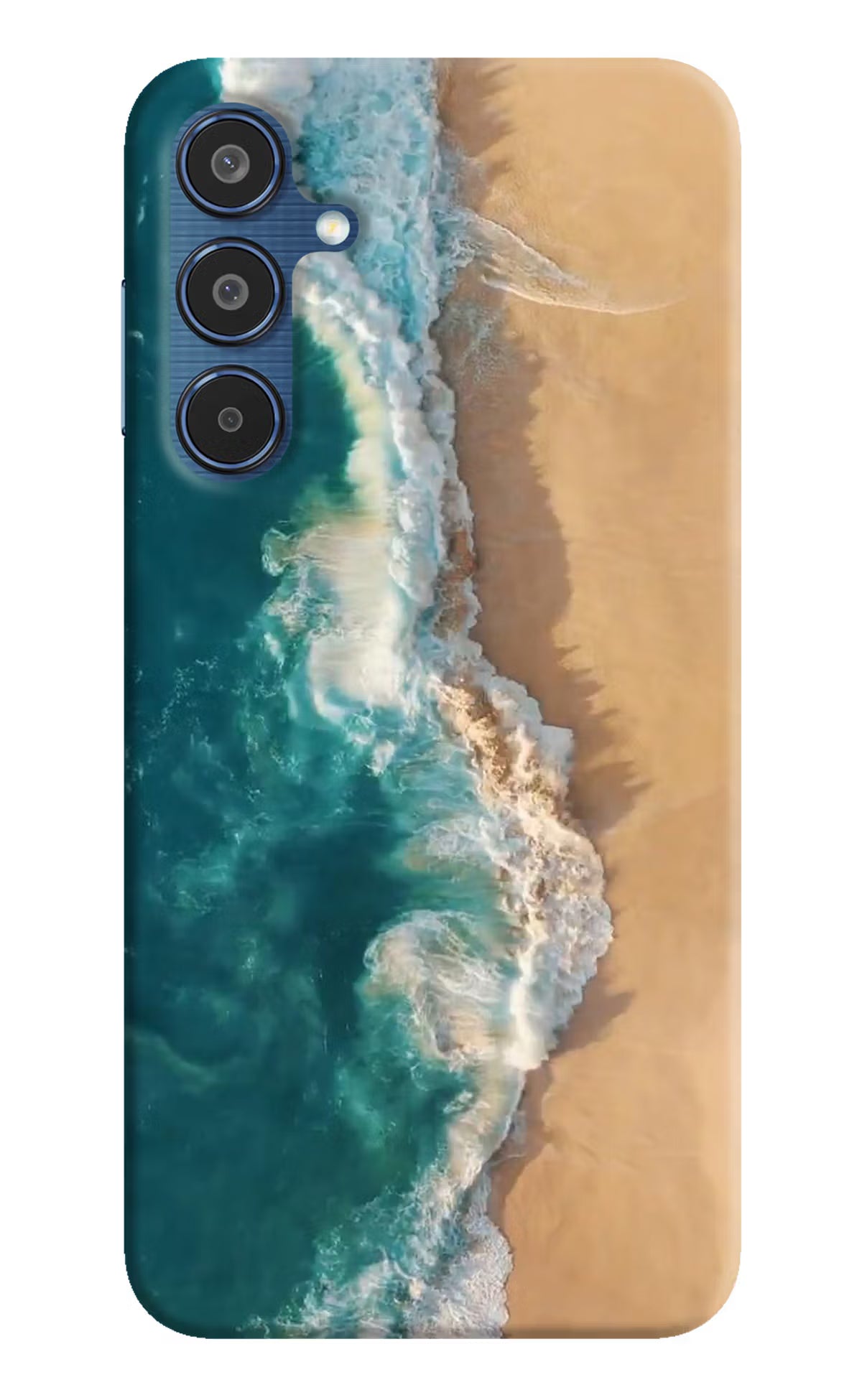 Ocean Beach Samsung M35 5G Hard Case Back Cover by Casekaro