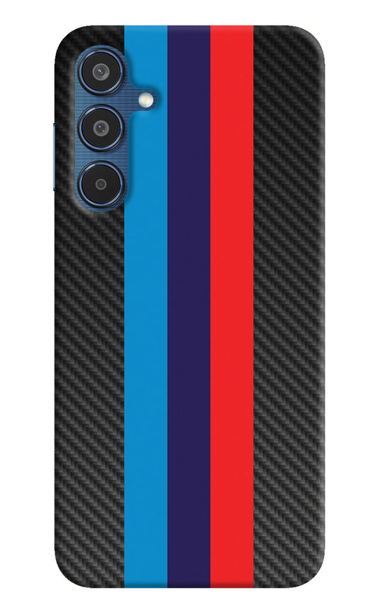 BMW Stripes Pattern Samsung M35 5G Back Cover