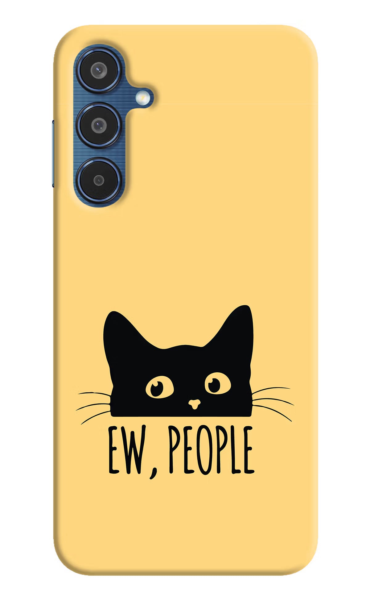 Ew People Catitude Samsung M35 5G Hard Case Back Cover by Casekaro