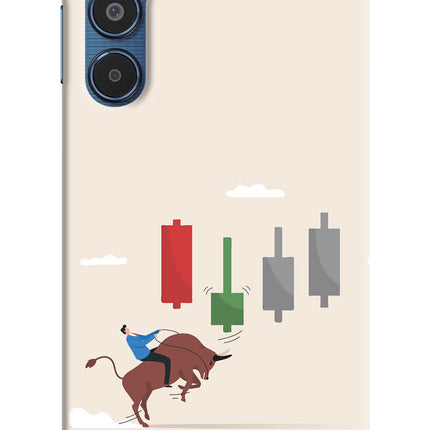 Bull Trading Momentum Samsung M35 5G Hard Case Back Cover by Casekaro