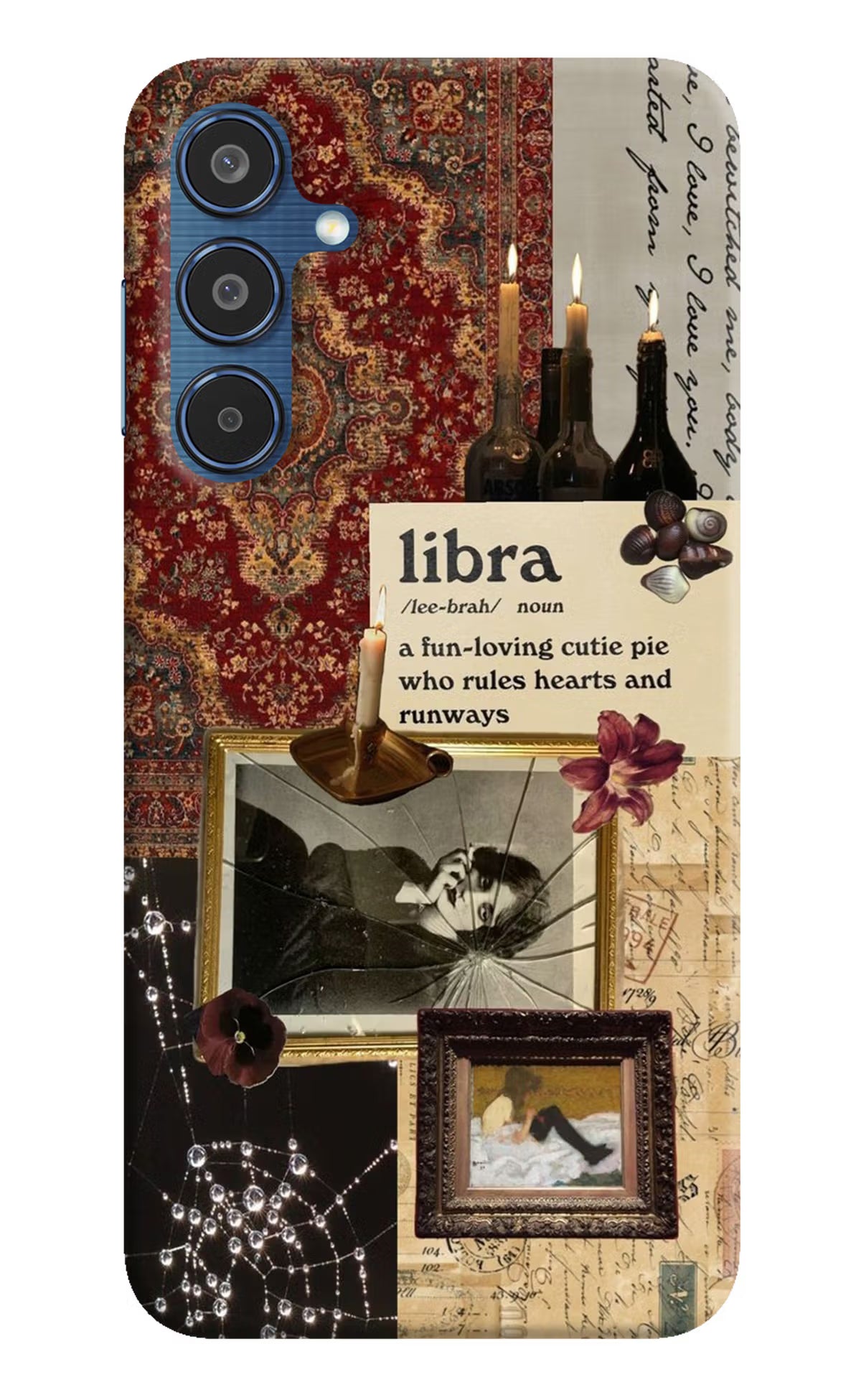Libra Zodiac Samsung M35 5G Hard Case Back Cover by Casekaro