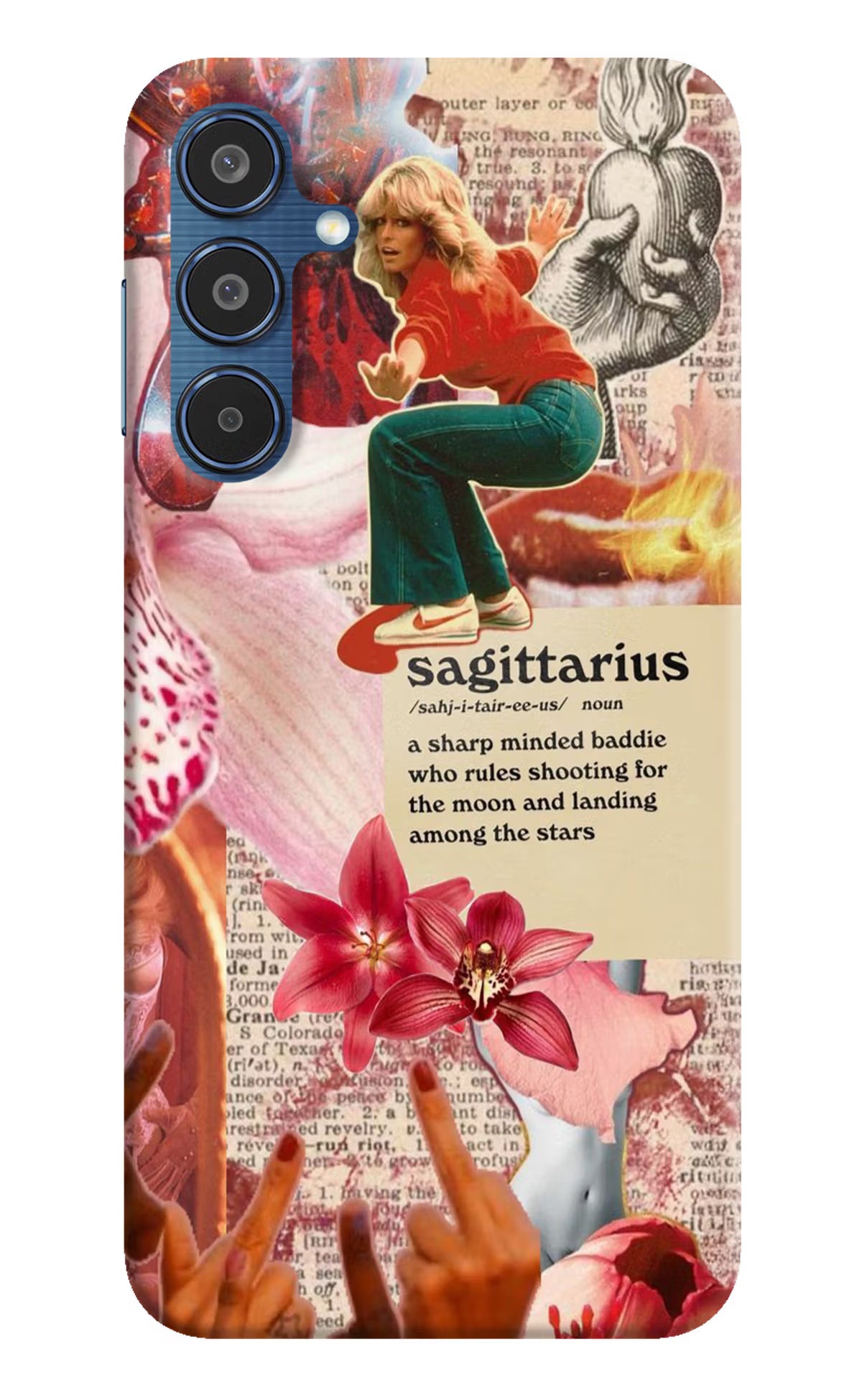 Sagittarius Zodiac Samsung M35 5G Hard Case Back Cover by Casekaro